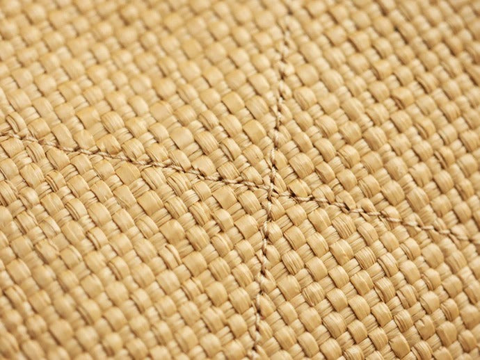 Chanel 2026 Maxi Hobo Bag 28cm Beige Straw Leather 351083