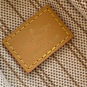 Louis Vuitton 2026 Side Trunk MM Bag Brown Tan Monogram Canvas Cowhide