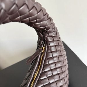 Bottega Veneta Shoulder Bag 35cm Brown Intrecciato Leather