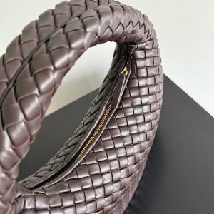 Bottega Veneta Shoulder Bag 35cm Brown Intrecciato Leather