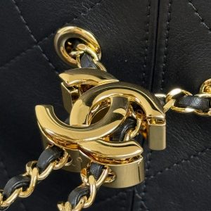 Chanel 2026 Small Tote Calfskin And Gold-tone Metal