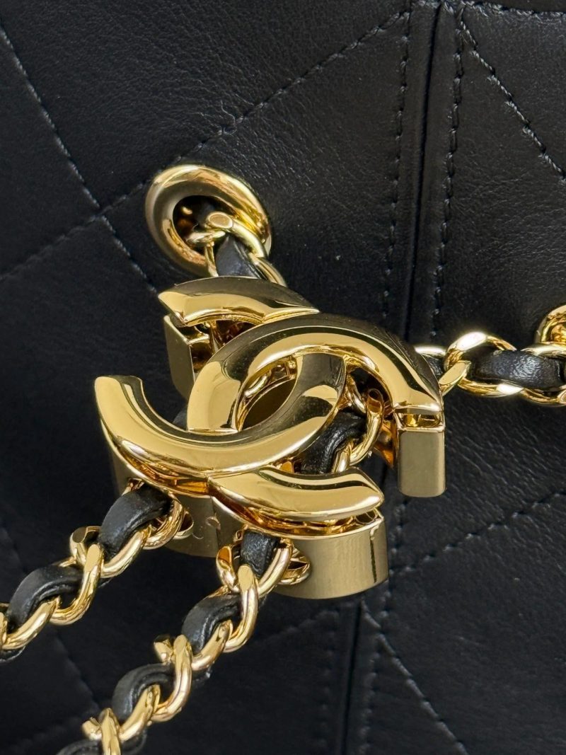 Chanel 2026 Small Tote Calfskin And Gold-tone Metal