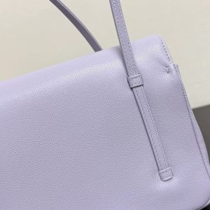 Chanel 2026 Preppy Coco Shoulder Bag Purple Caviar Leather Gold Hardware