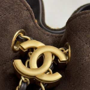 imgi_5_20250924_i1758706127_7444_4_jpg CHANEL 25S HOBO BAG 40 CM IN DARK BROWN SUEDE WITH GOLD HARDWARE