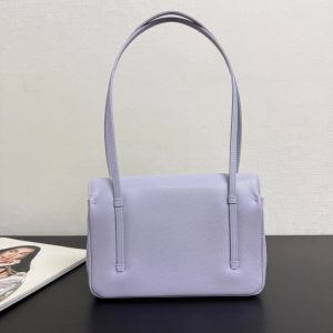 Chanel 2026 Preppy Coco Shoulder Bag Purple Caviar Leather Gold Hardware