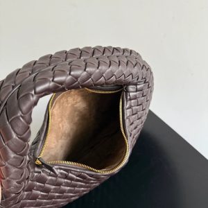 Bottega Veneta Shoulder Bag 35cm Brown Intrecciato Leather