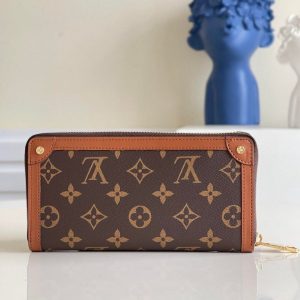 TRUNK ZIPPY WALLET 19.5 BROWN MONOGRAM CANVAS