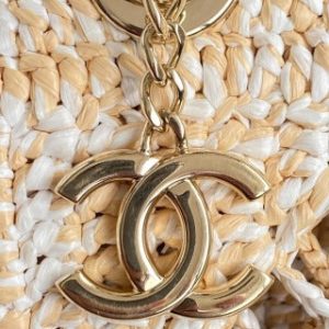 CC 2025 Beach Tote 52 Beige Raffia