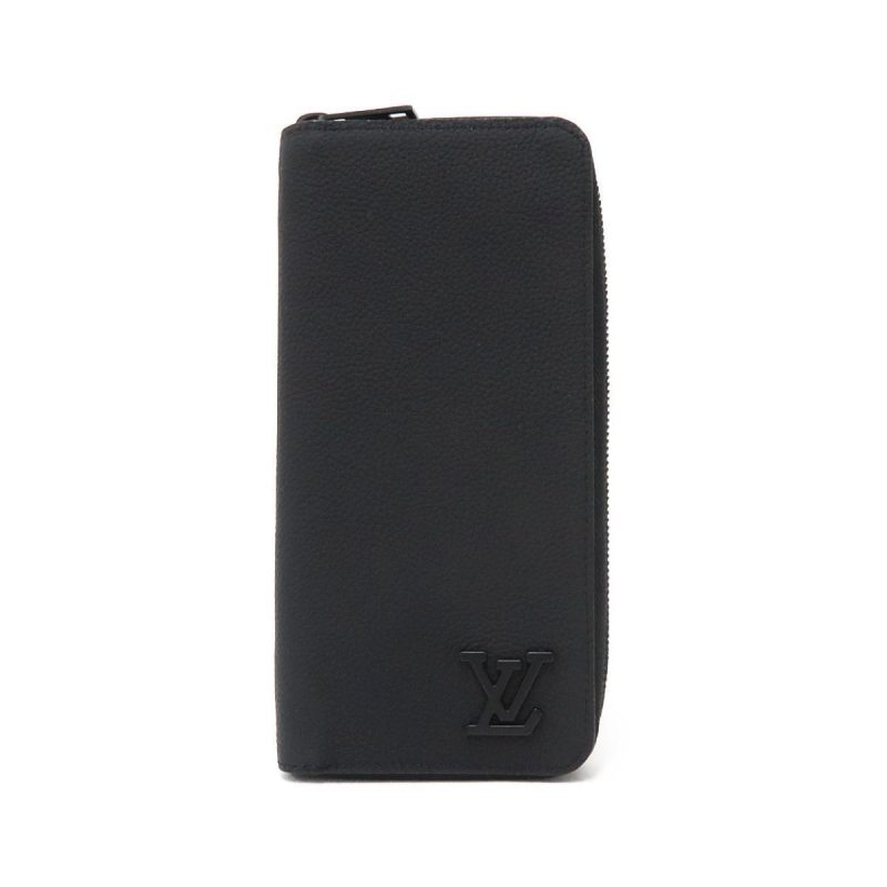 s-l1600 ZIPPY WALLET 10 BLACK AEROGRAM CALFSKIN