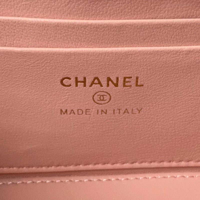 wsxc1710254885582_7 CC Vanity Case 17cm Pink Lambskin Gold hardware