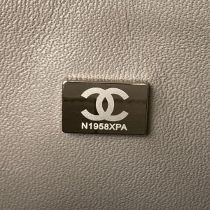 Medium Classic Flap Bag 23cm Brown Lambskin Silver Hardware