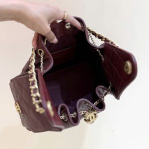 z6949161672919_86c4d7c46e1b2126fd4acc24b06d4211 CC 25S Hobo Bag 25cm Burgundy Calfskin