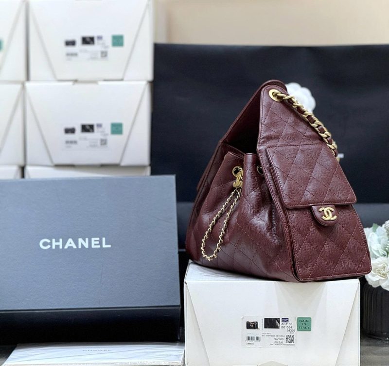 z6949162107637_f2203c9f9fe4e1051cf34a731bf7df5d CC 25S Hobo Bag 25cm Burgundy Calfskin