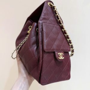 z6949162520256_b17c2105216c3edba9756695b231ae18 CC 25S Hobo Bag 25cm Burgundy Calfskin