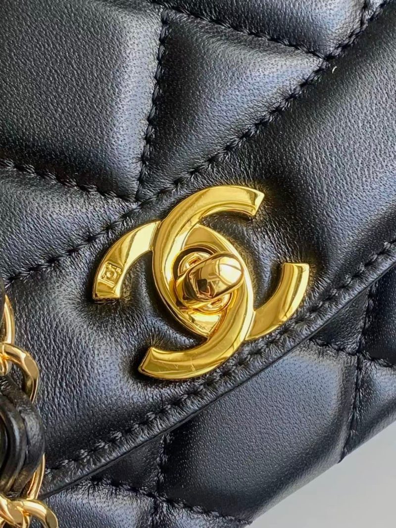 0b5207632918439c5bc01908968d2571 CC Small Diana Flap Bag Black Lambskin GHW