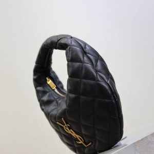 YSL Icarino Bag 17cm Black Sheepskin