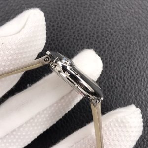 13248170777790472 BALLON BLANC DE CATIER QUARTZ STEEL CASE GREY LEATHER