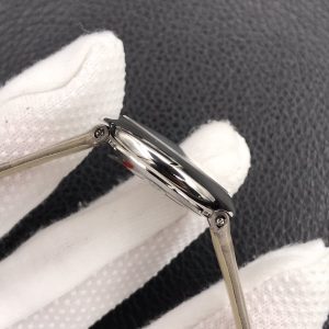 13248170779188967 BALLON BLANC DE CATIER QUARTZ STEEL CASE GREY LEATHER