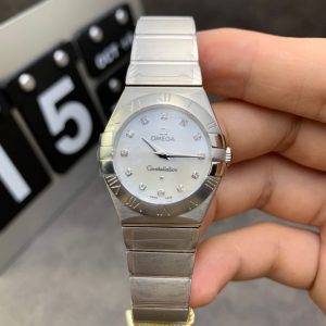 CONSTELLATION QUARTZ 27MM STEEL CASE MOTHER OF PEARL DIAL