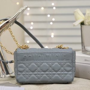 13265626131114099_2fb55fcf-847f-404e-81c8-e2fc0a98ec0b SMALL CARO BAG GRAY SUPPLE CANNAGE CALFSKIN