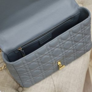 13265626281201524_51e3fb6e-3ad5-4bf2-b939-3e1a56d7f9ce LARGE CARO BAG 28 GRAY SUPPLE CANNAGE CALFSKIN