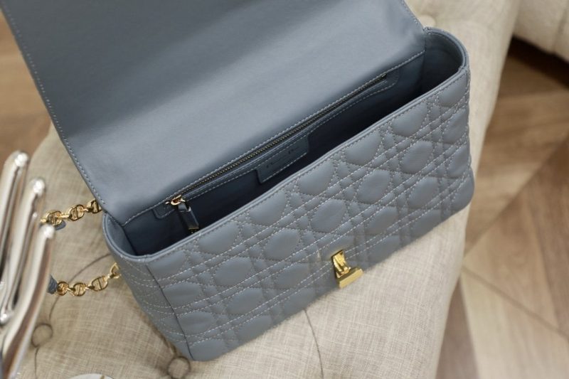 13265626281201524_51e3fb6e-3ad5-4bf2-b939-3e1a56d7f9ce LARGE CARO BAG 28 GRAY SUPPLE CANNAGE CALFSKIN