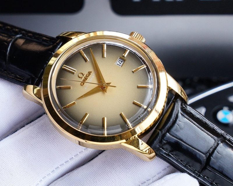 DEVILLE 40MM GOLD CASE CREAM DIAL