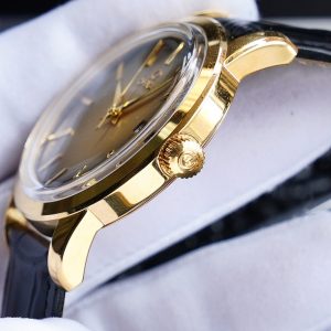 DEVILLE 40MM GOLD CASE CREAM DIAL