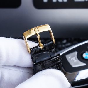 DEVILLE 40MM GOLD CASE CREAM DIAL