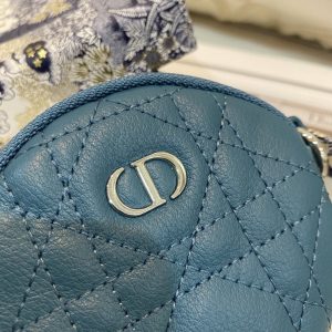 13266082071423495_e575dbc0-7b46-482b-ac93-26405803677d DETACHABLE CARO ROUND COIN PURSE DEEP OCEAN BLUE CANNAGE CALFSKIN