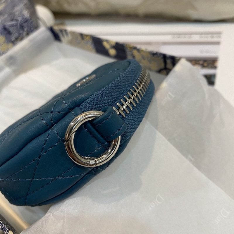 13266082074927155_f5421496-d09e-4d44-beb5-17b7bb3f3d1f DETACHABLE CARO ROUND COIN PURSE DEEP OCEAN BLUE CANNAGE CALFSKIN