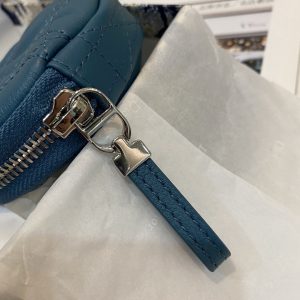 13266082076428767_2d87221c-4b40-4651-ba9d-5b47e035e043 DETACHABLE CARO ROUND COIN PURSE DEEP OCEAN BLUE CANNAGE CALFSKIN