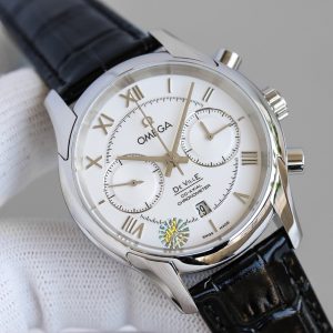 DE VILLE CO-AXIAL 42MM CHRONOGRAPH STEEL CASE