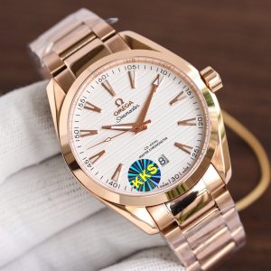 SEAMASTER AQUA TERRA 41MM ROSE GOLD CASE STEEL BRACELET