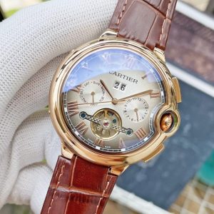 13268935751268730 BALLON BLEU DAY-DATE ANNUAL CALENDAR 42 LEATHER STRAP