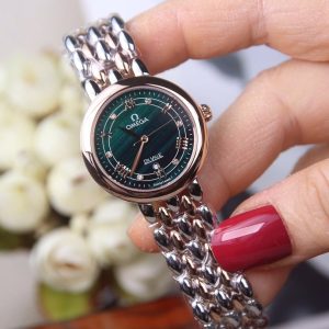 DEVILLE LADYMATIC 29MM TWO TONE BLUE DIAL