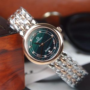 DEVILLE LADYMATIC 29MM TWO TONE BLUE DIAL