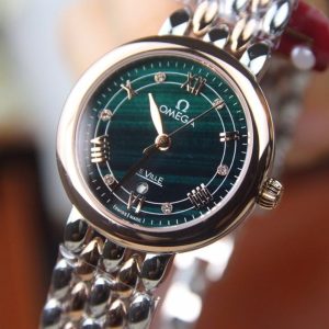 DEVILLE LADYMATIC 29MM TWO TONE BLUE DIAL