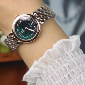 DEVILLE LADYMATIC 29MM TWO TONE BLUE DIAL