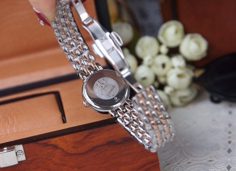 13269865870902031_d0c266f5-58e3-4257-9e6c-bfd5f81cffa5 DEVILLE LADYMATIC 29MM TWO TONE BLUE DIAL DIAMOND BEZEL