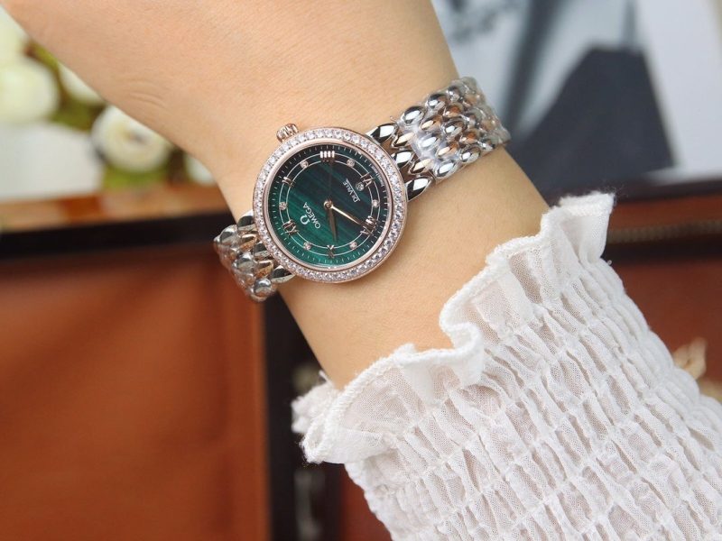 13269865871914975_d5ca44f9-6ee5-4a24-9824-59b782e42c8b DEVILLE LADYMATIC 29MM TWO TONE BLUE DIAL DIAMOND BEZEL