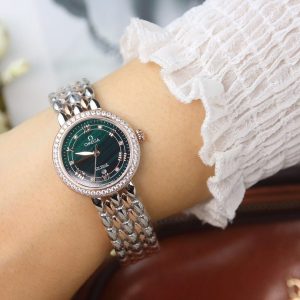 13269865873901960_cea27afc-0268-4c45-b525-681a5e7ceb84 DEVILLE LADYMATIC 29MM TWO TONE BLUE DIAL DIAMOND BEZEL