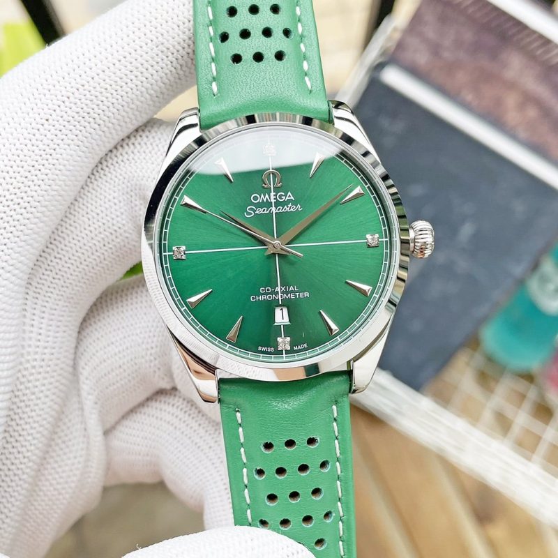 SEAMASTER AQUA TERRA CO-AXIAL BLUE DIAL LEATHER