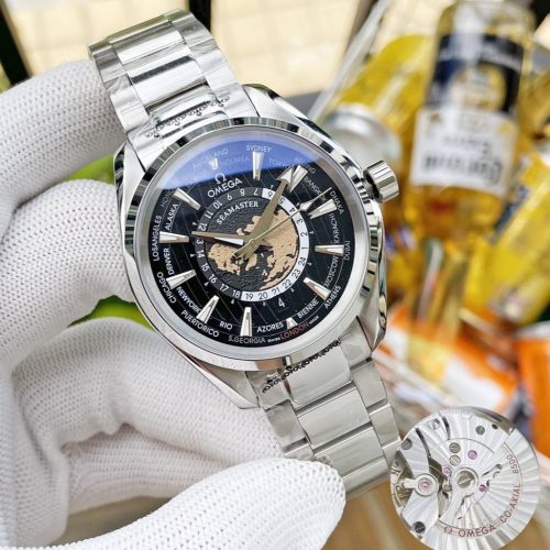 SEAMASTER AQUA TERRA 150M WORLDTIMER STEEL