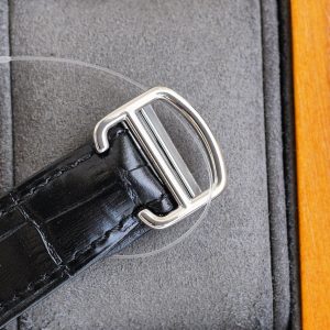 13270929244405840 SANTOS BLACK BEZEL SKELETON