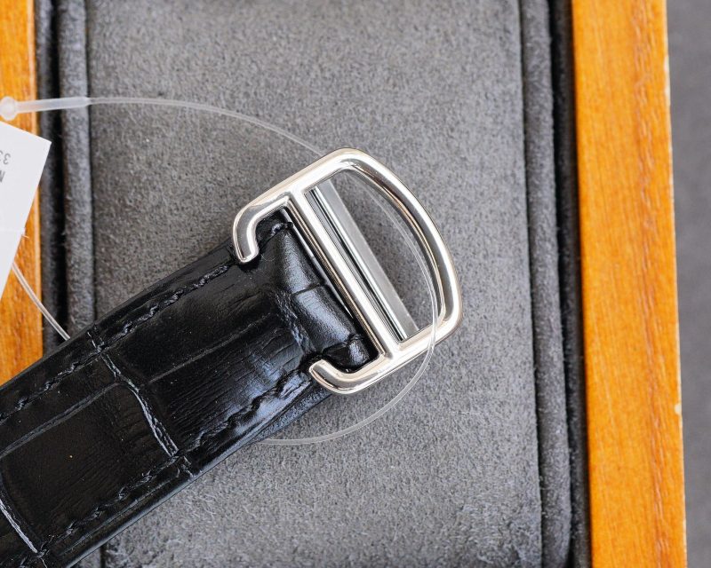 13270929244405840 SANTOS BLACK BEZEL SKELETON