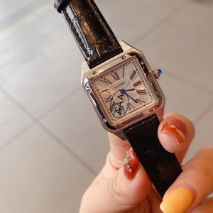 SANTOS DE CARTIE QUARTZ 28MM STEEL CASE