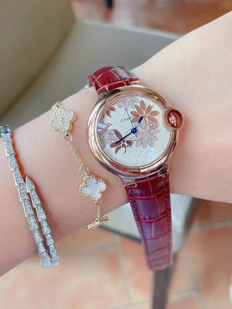 BALLON BLEU 33MM CUSTOM DIAL LEATHER STRAP