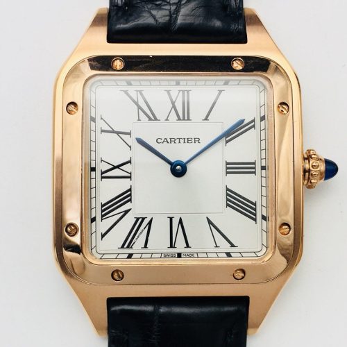 SANTOS DUMONT QUARTZ GOLD CASE