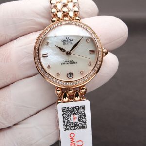 13271700703696848_2ff8d6cc-cfc5-418c-b89c-fcd3f9477799 DEVILLE PRESTIGE 32MM ROSE GOLD DIAMOND BEZEL MOP DIAL